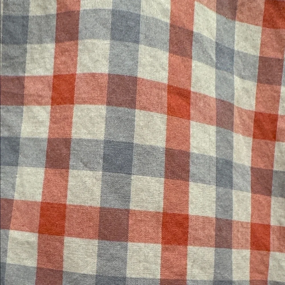 J. Crew Red and Blue Checkered Men's Shirt
